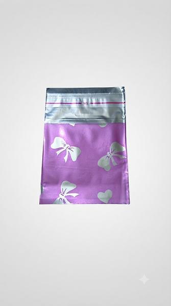 100 Adet 7x9 Metalize Bantlı Hediye Poşeti 7x9 Cm 100 Adet Hediye Paketi