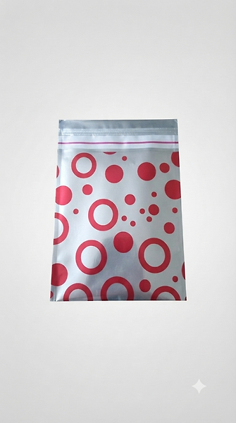 100 Adet 12x17 Metalize Hediye Paketi 12x17 cm Kendinden Bantlı Renkli Hediye Paketi 100 ADET
