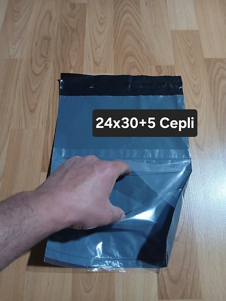 24x30+5 Cepli Kargo Poşeti 100 Adet