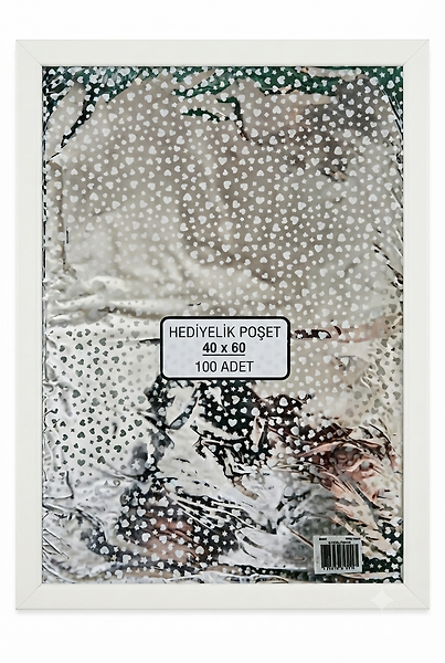 100 Adet 40x60 Metalize Hediye Paketi 40x60 cm Kendinden Bantlı Renkli Hediye Paketi