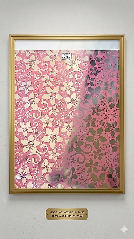 100 Adet 50x70 Hediye Paketi Bantlı Yapışkanlı Metalize 50X70 CM 100 Adet