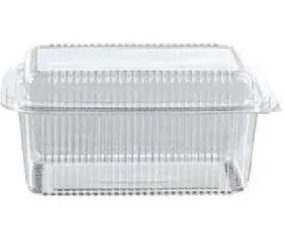 100 Adet Plastik Sızdırmaz Kap 2000 Gr  Kullan At Tek Kullanımlık Plastik Kapaklı Kase 100 Adet
