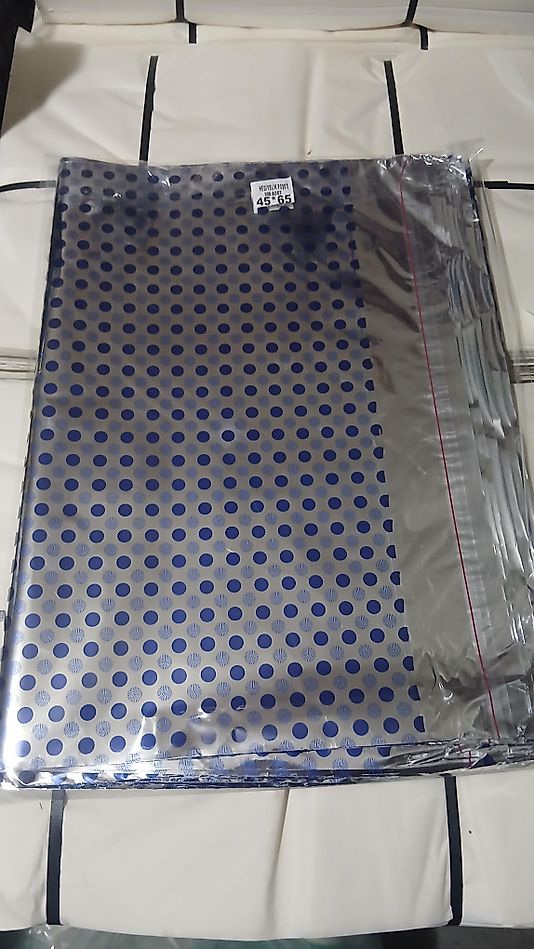 100 Adet 45x65 Metalize Hediye Paketi 45x65 cm Kendinden Bantlı Renkli Hediye Paketi