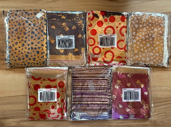 1O.OOO Adet 10x12 Cm Metalize Bantlı Hediye Poşeti Takı Nişan Mevlüt Kına Poşeti Hediye Paketi