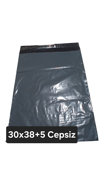 30x38+5 Cepsiz Kargo Poşeti  30 Mikron  1 Paket 100 Adet
