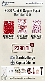 Yeni Başlayan İşletmeler İçin 30 Paket 3000 Adet El Geçme Karma Poşet