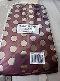 20x35/100 Adet Metalize Bantlı Hediye Paketi