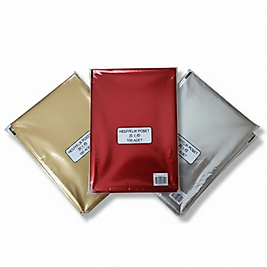 100 Adet 30x45 Metalize Hediye Paketi 30x45 cm Kendinden Bantlı Renkli Hediye Paketi