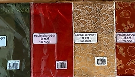 1000 Adet 25x35 Bantlı Hediye Paketi