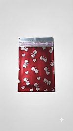 100 Adet 12x17 Metalize Hediye Paketi 12x17 cm Kendinden Bantlı Renkli Hediye Paketi 100 ADET