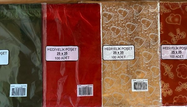 Kampanya 2000 Adet 25x35 Bantlı Hediye Paketi