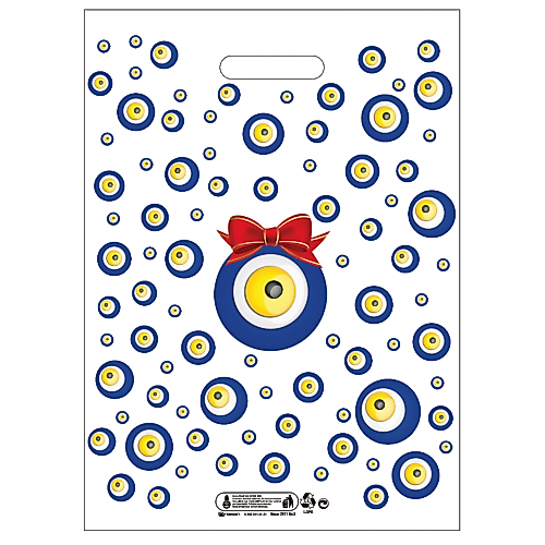 Takviyeli Renkli Mağaza Poşeti No:3 33x45cm 50 Adet